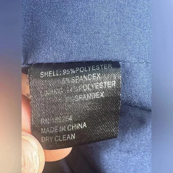 Toccin Blue Tie Waist Dress Size 8 - Picture 10 of 15